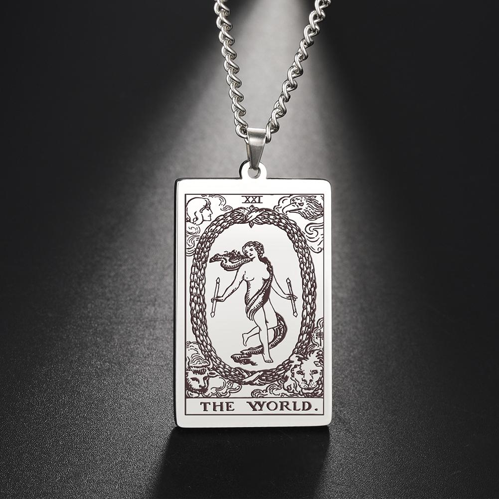 Vintage Tarot Necklace  ✨Buy One, Get One 50% Off!!✨