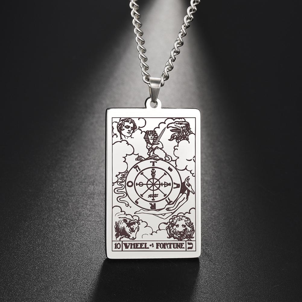 Vintage Tarot Necklace  ✨Buy One, Get One 50% Off!!✨