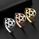 Load image into Gallery viewer, Star of Life Pentacle Ring ✨Buy One, Get One FREE!!✨
