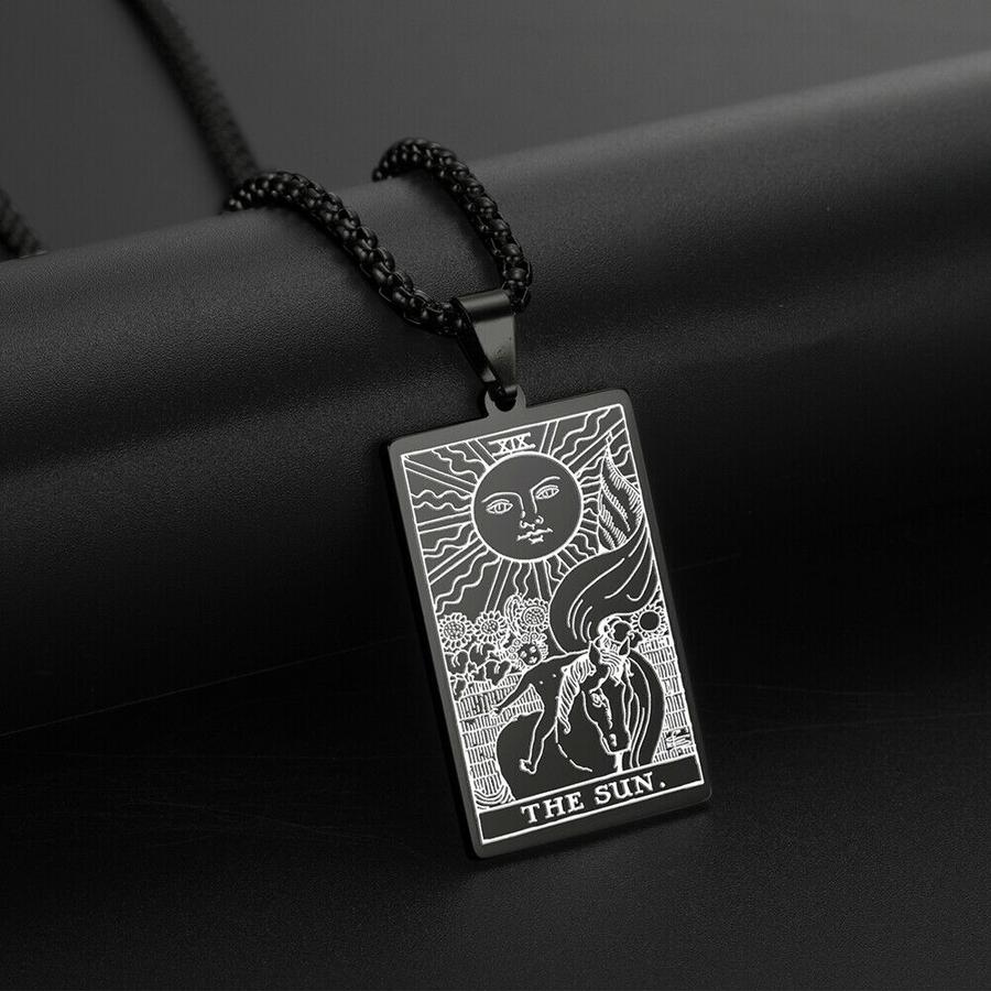 Vintage Tarot Necklace  ✨Buy One, Get One 50% Off!!✨