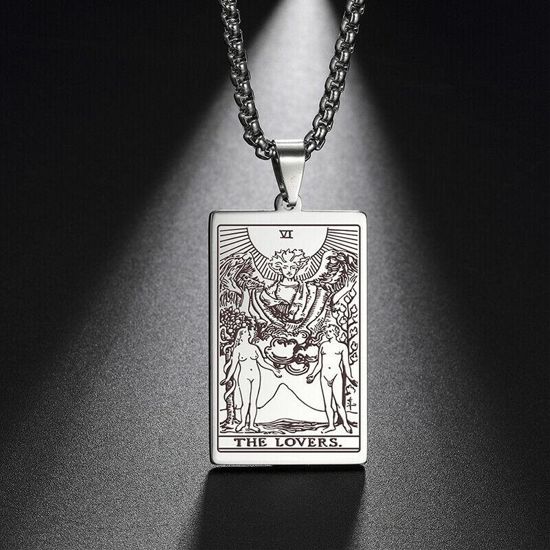 Vintage Tarot Necklace  ✨Buy One, Get One 50% Off!!✨