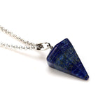 Load image into Gallery viewer, Natural Stone Hexagonal Crystal Pendulum
