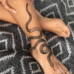 Load image into Gallery viewer, Serpentine Temporary Tattoo
