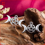 Load image into Gallery viewer, Moon Goddess Earrings
