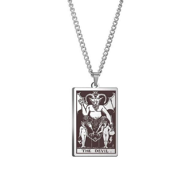 Vintage Tarot Necklace  ✨Buy One, Get One 50% Off!!✨