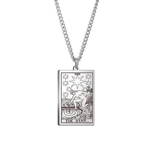 Vintage Tarot Necklace  ✨Buy One, Get One 50% Off!!✨