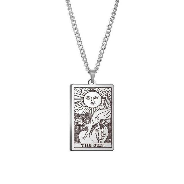 Vintage Tarot Necklace  ✨Buy One, Get One 50% Off!!✨