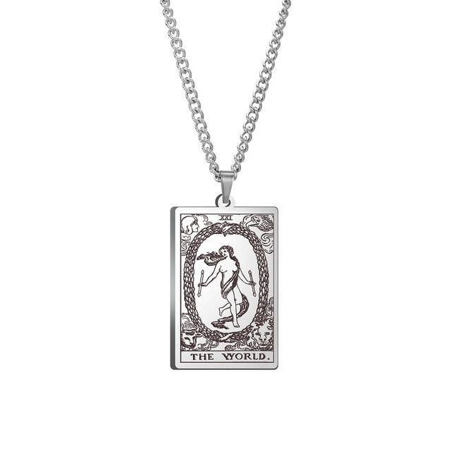 Vintage Tarot Necklace  ✨Buy One, Get One 50% Off!!✨