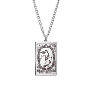 Vintage Tarot Necklace  ✨Buy One, Get One 50% Off!!✨