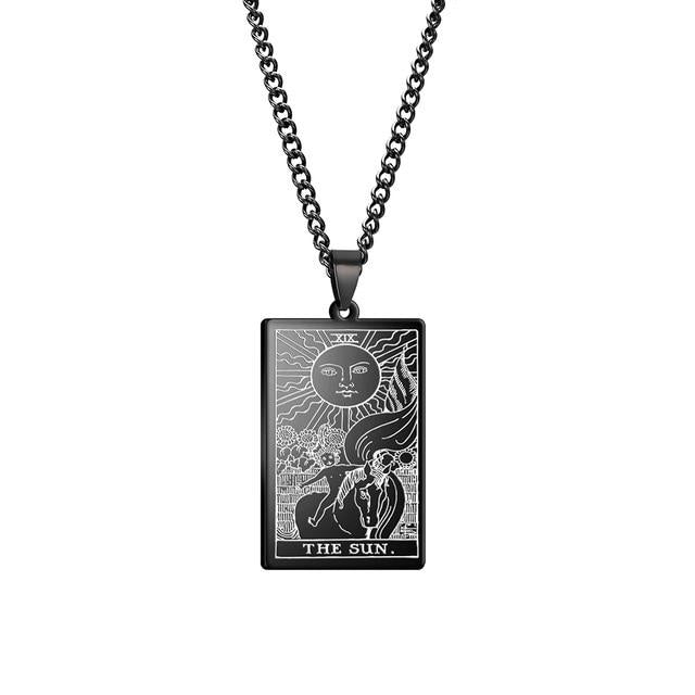 Vintage Tarot Necklace  ✨Buy One, Get One 50% Off!!✨