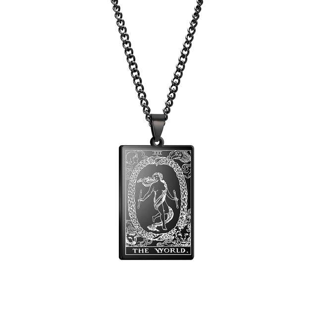 Vintage Tarot Necklace  ✨Buy One, Get One 50% Off!!✨