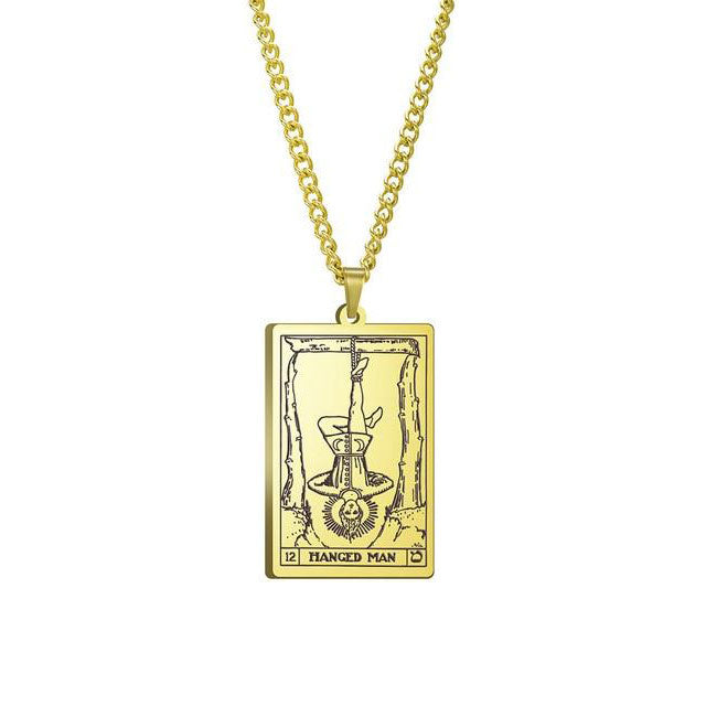 Vintage Tarot Necklace  ✨Buy One, Get One 50% Off!!✨