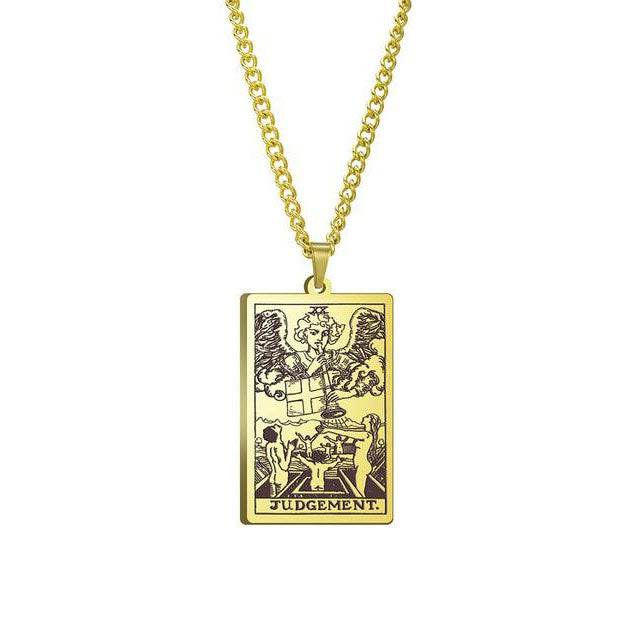 Vintage Tarot Necklace  ✨Buy One, Get One 50% Off!!✨