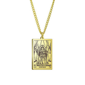 Vintage Tarot Necklace  ✨Buy One, Get One 50% Off!!✨