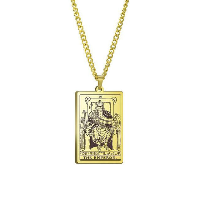 Vintage Tarot Necklace  ✨Buy One, Get One 50% Off!!✨