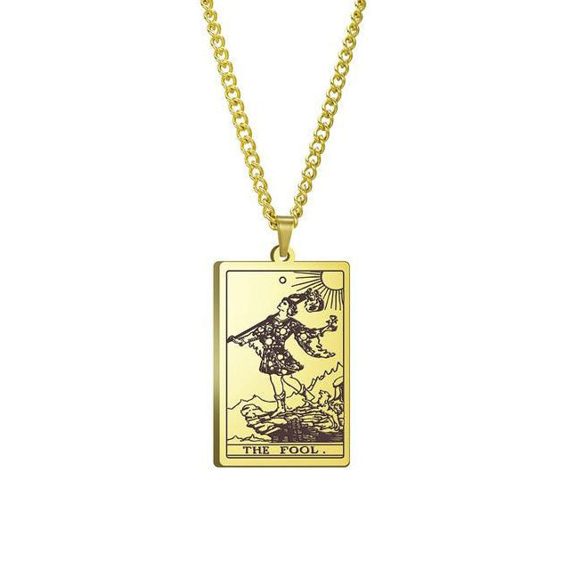 Vintage Tarot Necklace  ✨Buy One, Get One 50% Off!!✨