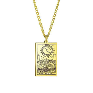 Vintage Tarot Necklace  ✨Buy One, Get One 50% Off!!✨