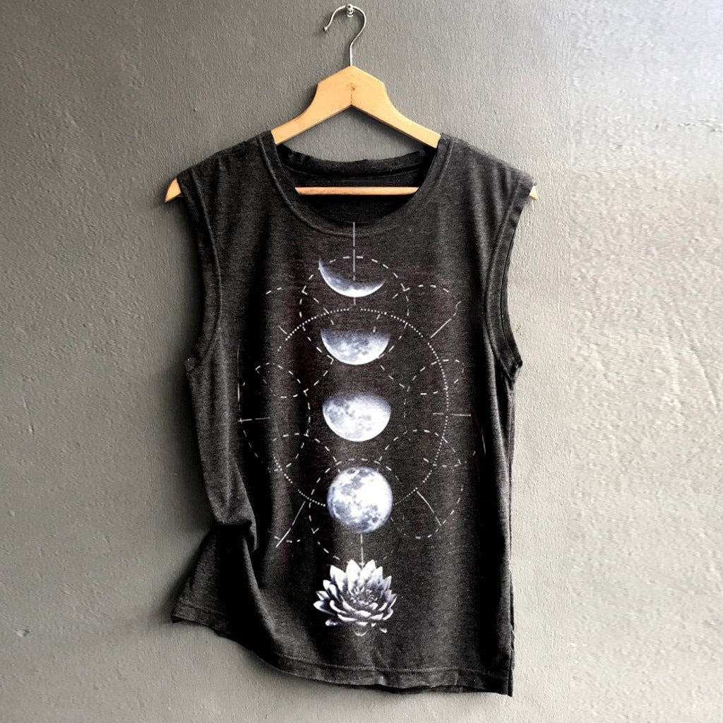 Moonflower Sleeveless Tee