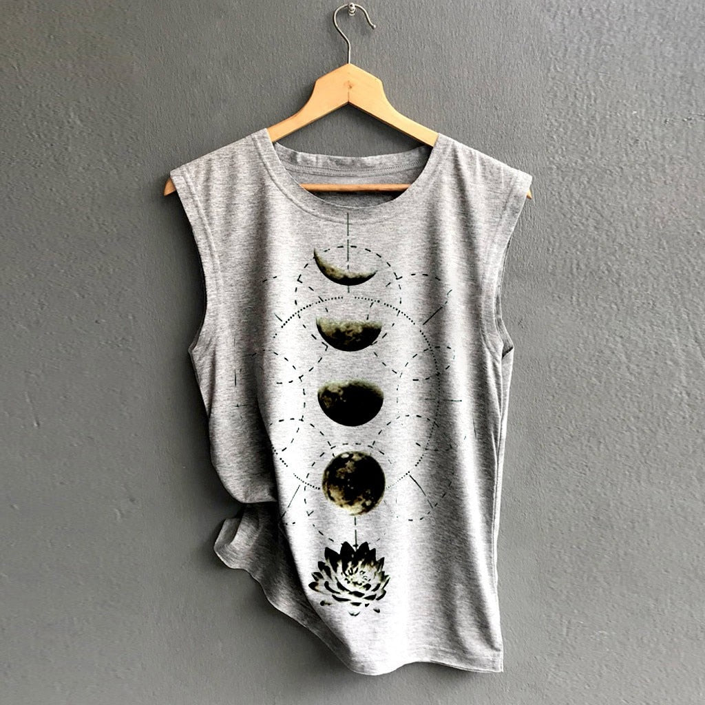 Moonflower Sleeveless Tee