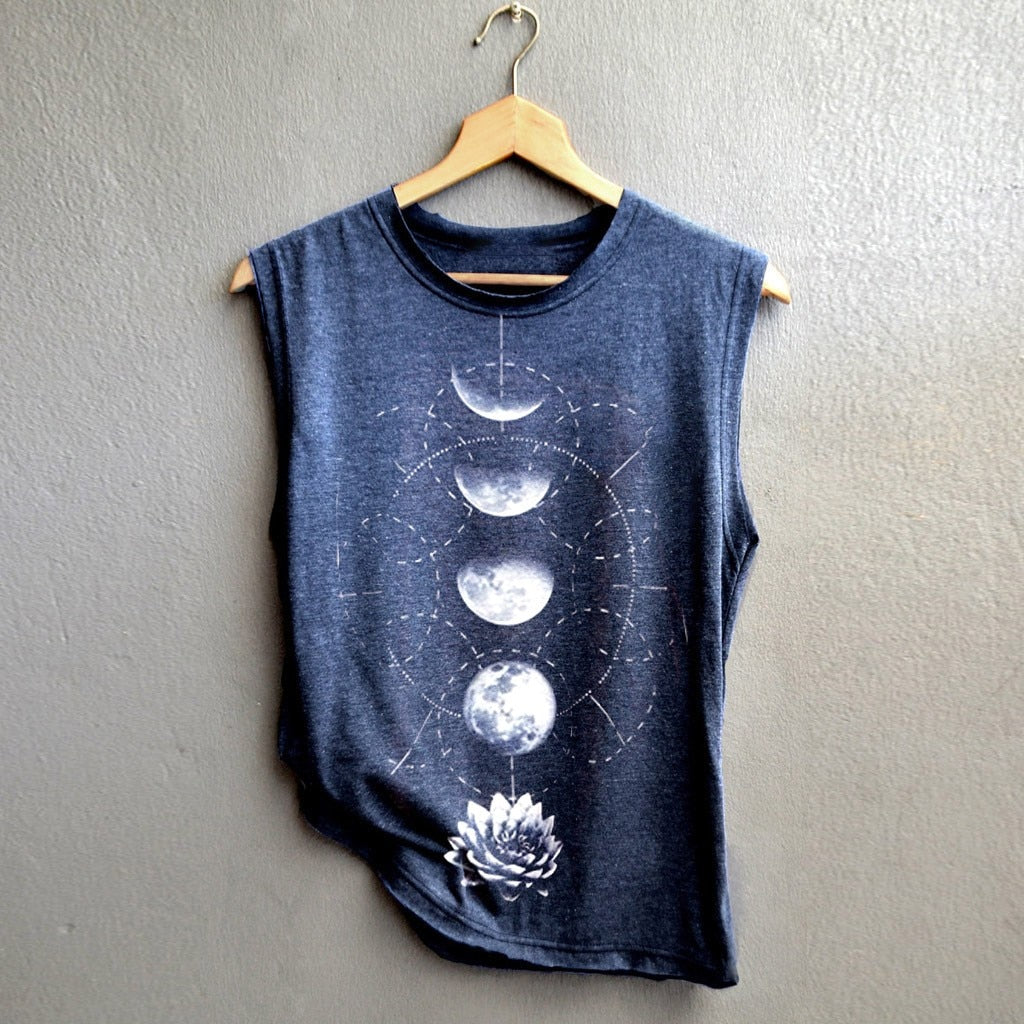 Moonflower Sleeveless Tee