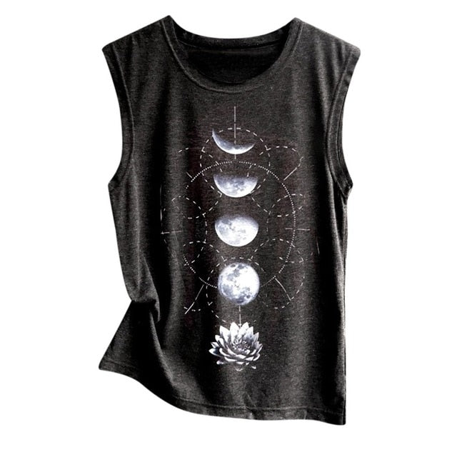 Moonflower Sleeveless Tee