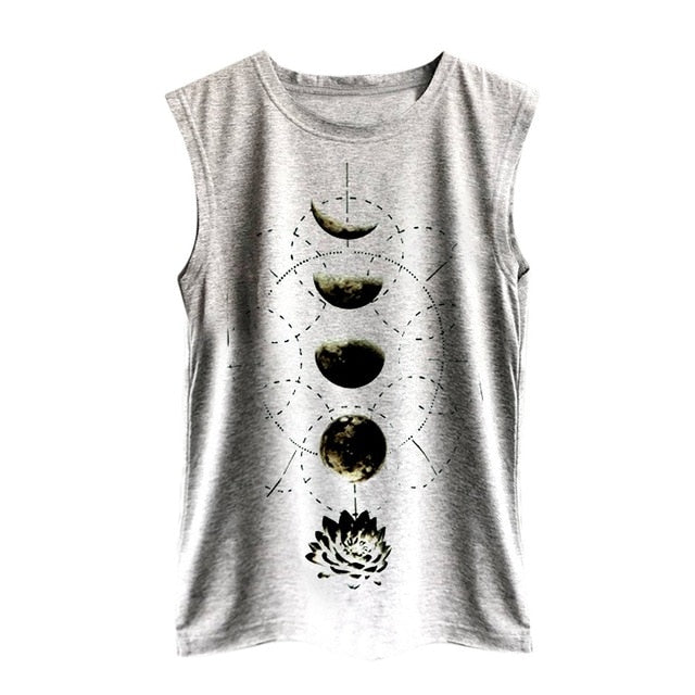 Moonflower Sleeveless Tee