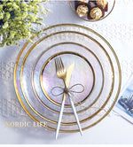 Load image into Gallery viewer, Modern Rainbow Glass Nordic Dinner Set
