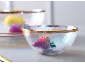 Modern Rainbow Glass Nordic Dinner Set