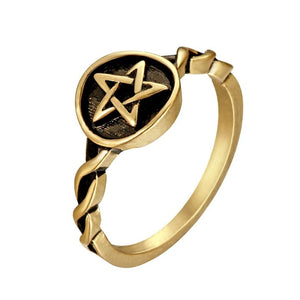 Vintage Pentagram Ring