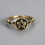 Load image into Gallery viewer, Vintage Pentagram Ring
