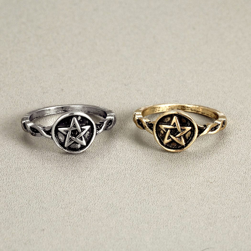 Vintage Pentagram Ring