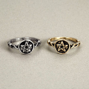 Vintage Pentagram Ring