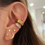 Load image into Gallery viewer, Crystal Star Earrings Set
