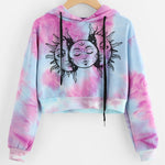 Load image into Gallery viewer, Cotton Candy Cropped Hoodie
