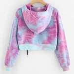 Load image into Gallery viewer, Cotton Candy Cropped Hoodie
