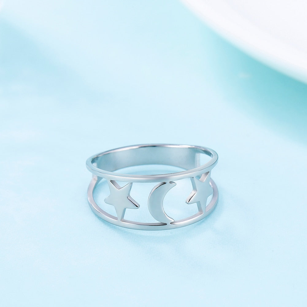 Moon Star Ring