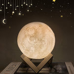 Load image into Gallery viewer, Color Changing Moon Lamp
