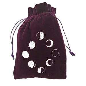 Velvet Moonphase Tarot Card Bag