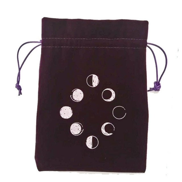 Velvet Moonphase Tarot Card Bag