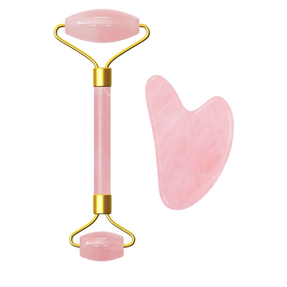 Rose Quartz Massage Roller