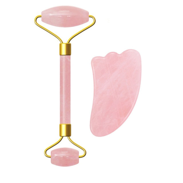 Rose Quartz Massage Roller