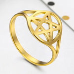 Load image into Gallery viewer, Star of Life Pentacle Ring ✨Buy One, Get One FREE!!✨
