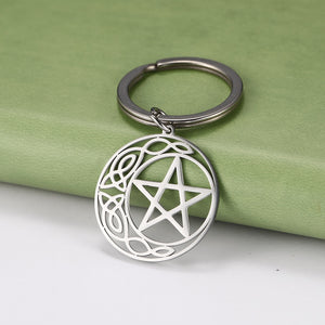 Mystic Pentacle Keyring