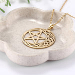 Load image into Gallery viewer, Celtic Pentacle Necklace
