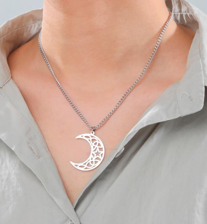 Celtic Magic Moon Necklace