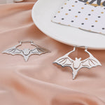 Load image into Gallery viewer, Bat Hoop Earrings
