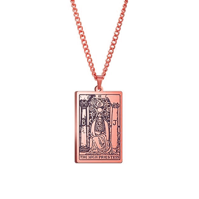 Vintage Tarot Necklace  ✨Buy One, Get One 50% Off!!✨