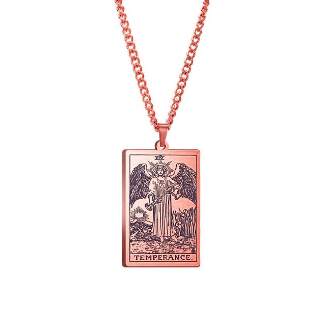 Vintage Tarot Necklace  ✨Buy One, Get One 50% Off!!✨