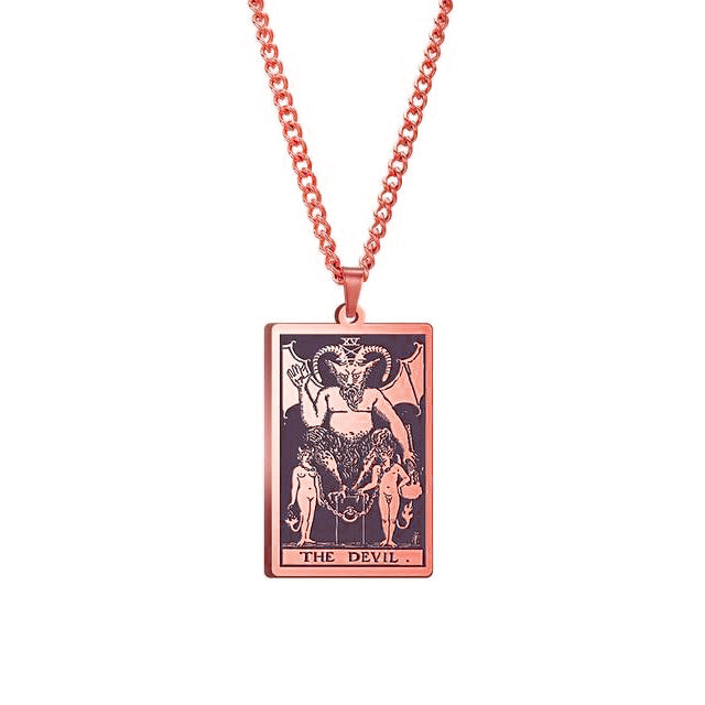 Vintage Tarot Necklace  ✨Buy One, Get One 50% Off!!✨