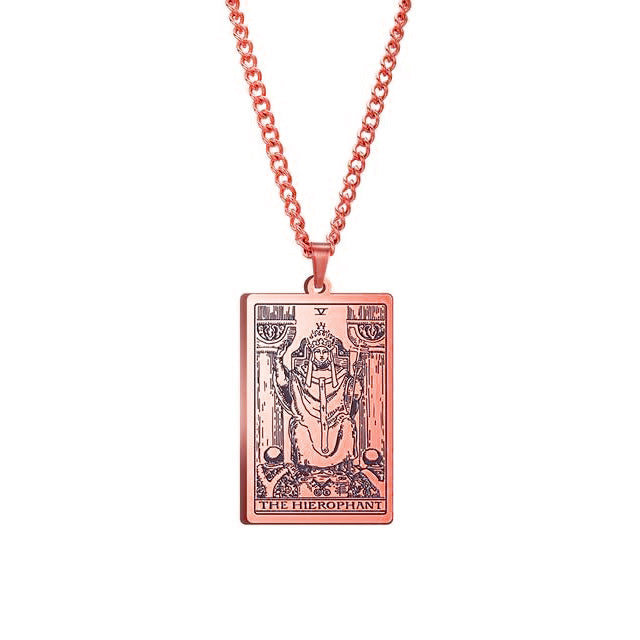 Vintage Tarot Necklace  ✨Buy One, Get One 50% Off!!✨